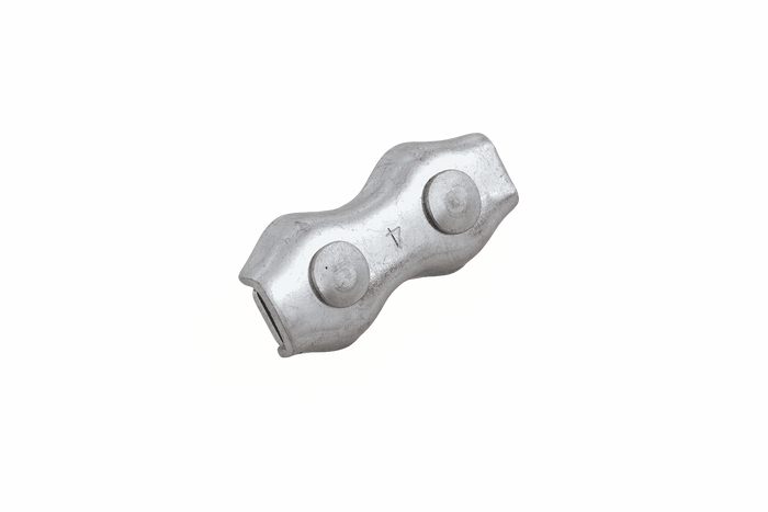 Abrazadera de cuerda doble DROMET ZLS.4 para cuerdas de 4 mm