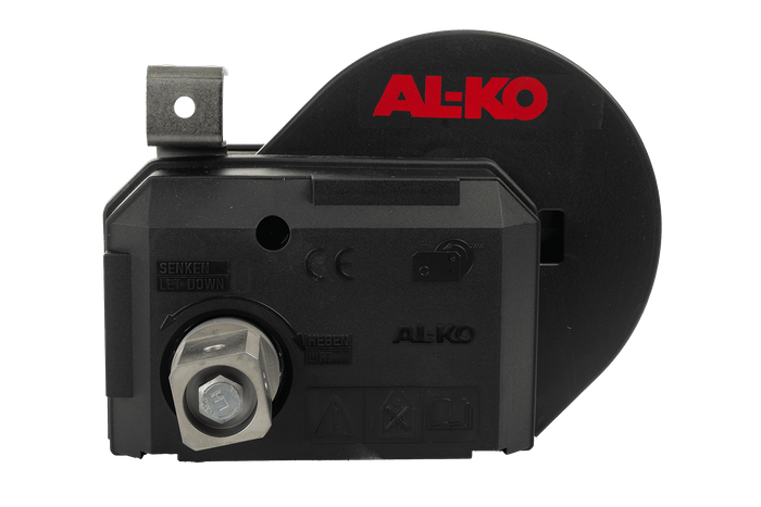 Cabrestante, cabrestante manual para remolque AL-KO de 900 kg con freno y desenrollado automático