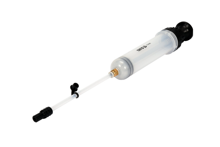 Dispositivo de succión manual para fluidos de operación YATO YT-07083 jeringa 200ml
