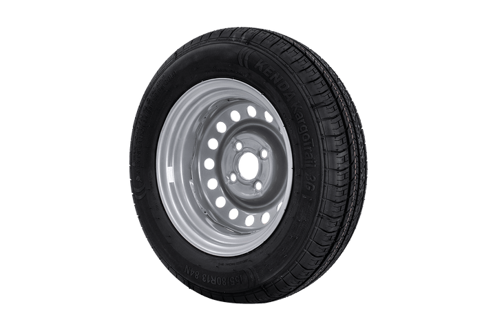 Rueda remolque NEUMÁTICOS KENDA 155/80 R13 84N LLANTA KENDA 4Jx13"H2 4x100 ET:30