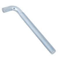 Gancho de construcción DROMET HP M10x120 con extremo en ángulo (recto)