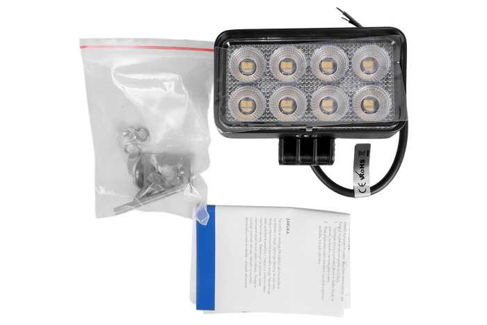 Reflector de lámpara de trabajo LED TT TECHNOLOGY NEGRO TT.13306 32xLED 2560lm rectangular
