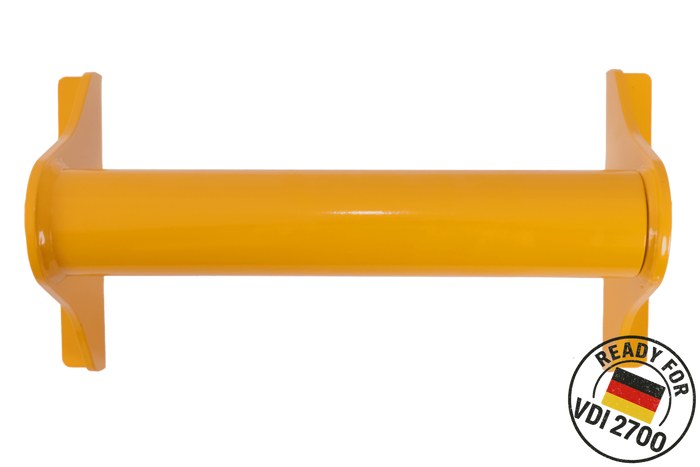 Calzo universal para rueda PRAMAR Radstopper VDI 2700 amarillo para grúa