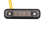 Luz de posición LED oscura FRISTOM FT-081, naranja, universal