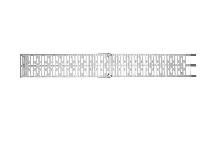 Rampa plegable UNITRAILER ALR003 de aluminio para remolque de 221 cm y 340 kg con correa y soporte.