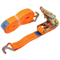 Cinta transportadora UNITRAILER de 6 m/35 mm/2 t de color naranja con tensor