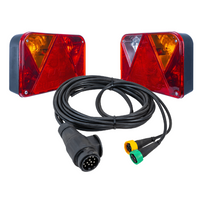 Luces traseras DOBPLAST DPT35 + arnés MANTES 4,1 m 13 pines