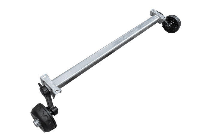 KNOTT VGB13 eje frenado para remolque / grúa 1350kg 1500mm 1950mm 4x100