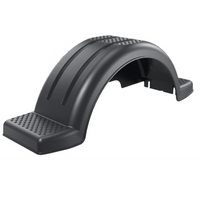 Guardabarros para remolque de barco de 14" DOMAR D20430, paso de rueda 1080/255 mm