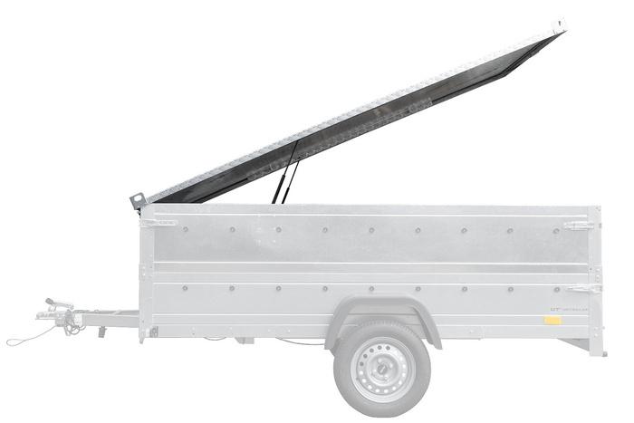 Cubierta remolque UNITRAILER GARDEN TRAILER 230 KIPP con cilindros / cerradura con llave