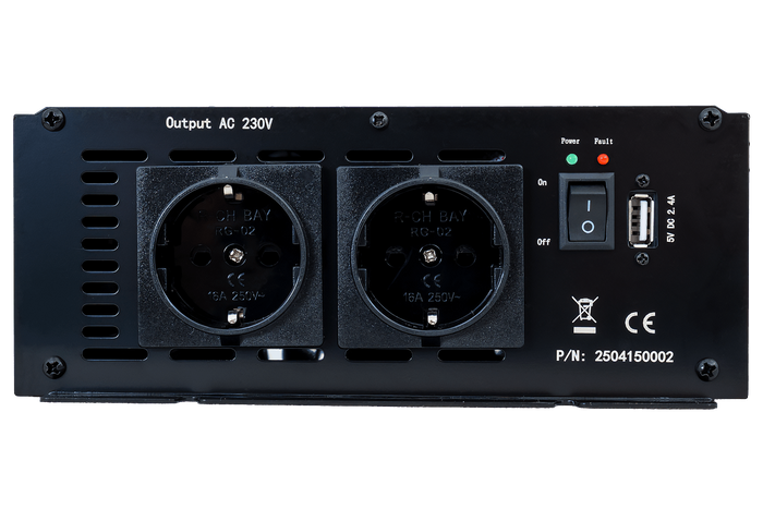 Convertidor de voltaje 24V/230V (2000/4000W) KAMAR E1931