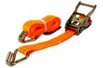Cinta transportadora UNITRAILER de 3 m/35 mm/2 t de color naranja con tensor