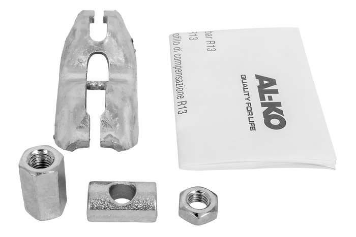 Barra de remolque simple para cables de freno AL-KO para remolque de un solo eje