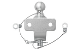 Bola de enganche de remolque ProPlus 341216V01, enganche de remolque de doble función, 50 mm, 3500 kg.