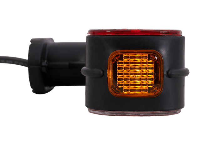 Lámpara de posición derecha ASPÖCK SUPERPOINT II sobre brazo de goma