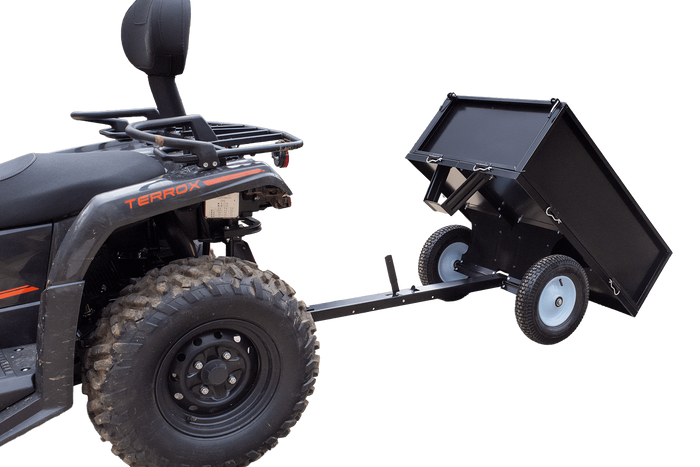 Remolque de jardín para tractor, quad UNITRAILER basculante de 225 kg, 1030 x 700 mm