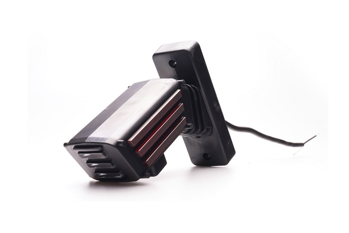 WAŚ 2550L W297.3.1 Luz de posición LED SPOT izquierda en un brazo corto