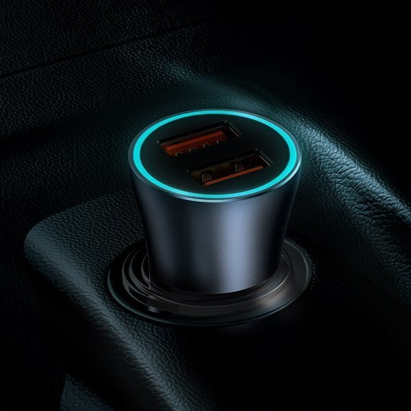 Cargador de coche BASEUS Golden Pro 2xUSB de 40 W + cable USB