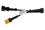 Adaptador de bayoneta ASPOCK de 5 pines con ramal para luz antiniebla y luz de marcha atrás de 0,1 m