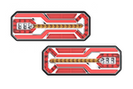 Luces traseras TruckLED L1949+L1950 con cable LED de 0,45 m y 6 funciones (izquierda y derecha).