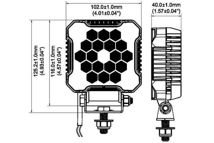 Luz de trabajo LED TruckLED L0172 18xLED 2800lm