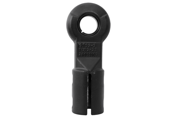 Enganche de ojo KNOTT KK6220S para remolque de 3500 kg con barra de tiro tubular de 60 mm