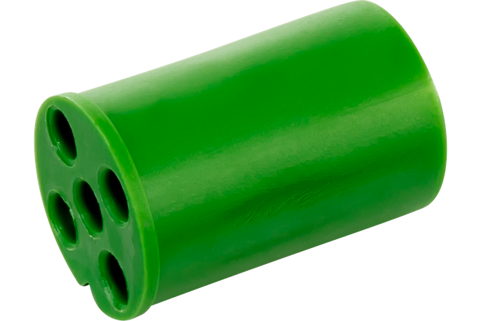 Conector ASPÖCK5-PIN bayoneta para pilotos traseros 12V verde