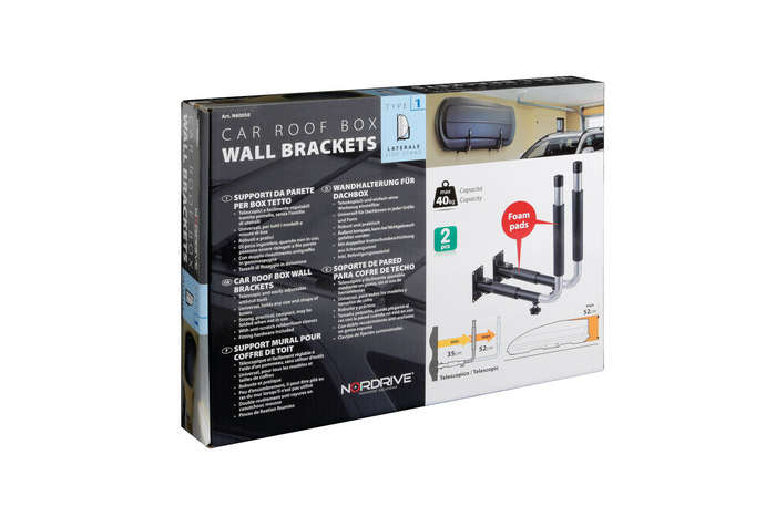 Soportes de pared para cofres de techo LAMPA TIPO 1 soporte lateral 35-52cm