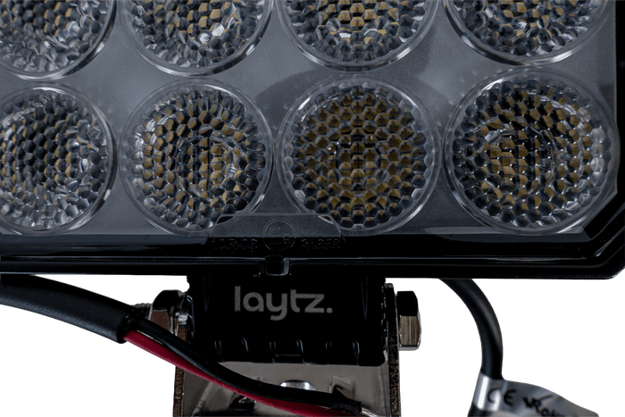 Reflector de lámpara de trabajo LED LAYTZ LY7302, 32 LED, 3200 lm, rectangular