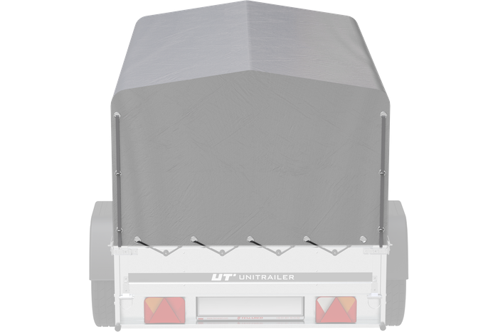 Funda bastidor h-800 lona UNITRAILER para remolque 200x125cm GARDEN 201 KIPP