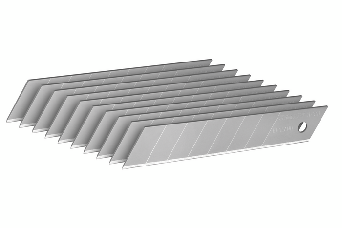 Cuchillas de repuesto STANLEY de 18 mm, 10 unidades