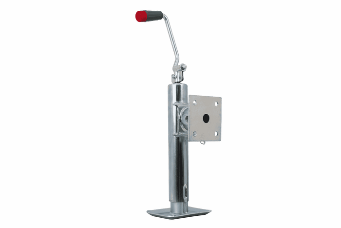 Soporte completo para manivela S.170033 + adaptador S.29317 SIMOL para remolque de 1300 kg
