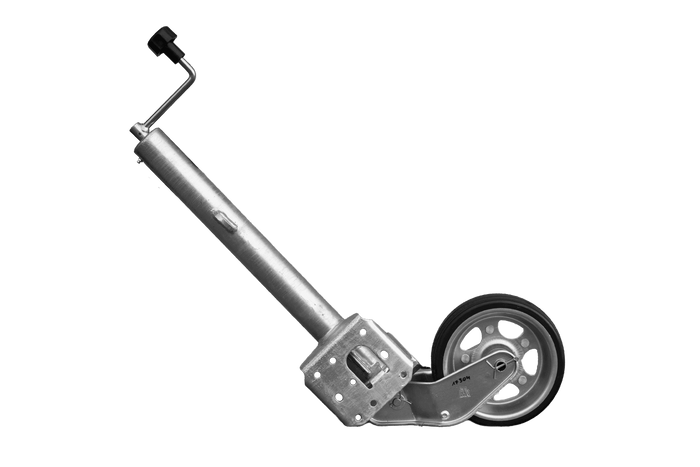 Rueda jockey automática UNITRAILER con manivela 500 kg 60 mm 660-904 mm