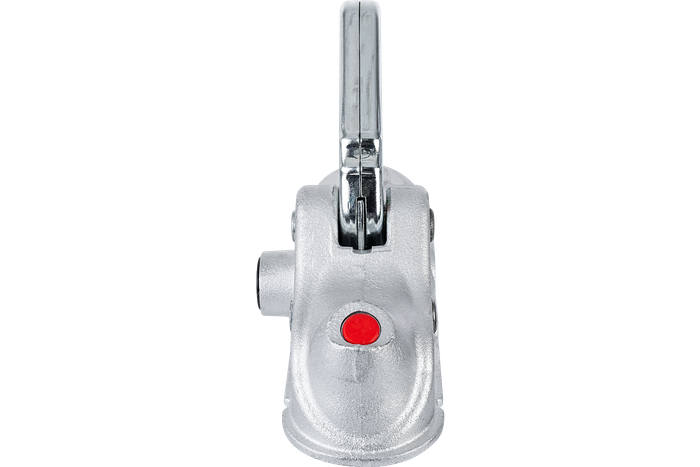 Enganche de bola AL-KO AK351 para remolque de 3500 kg con barra de tiro tubular de 60 mm, hierro fundido