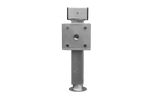 UNITRAILER D-110.000.049 Soporte de manivela extensible para remolque de plataforma plana de 1300 kg, 410-645 mm