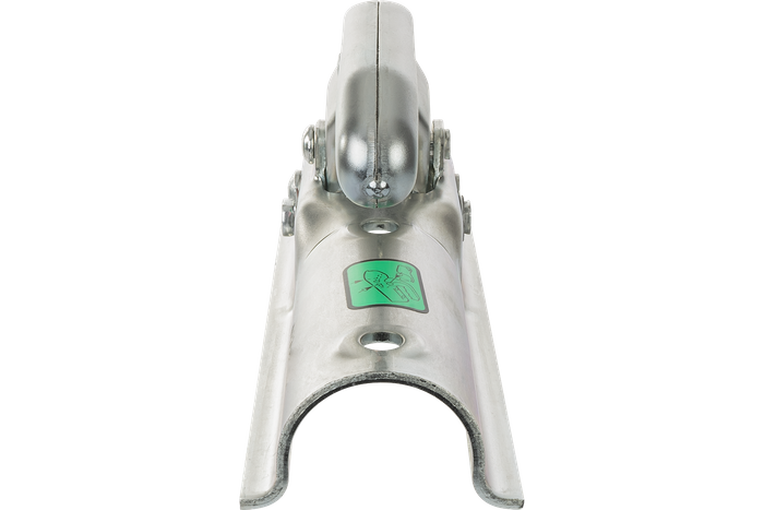 Enganche de bola KNOTT K14-A para remolque de 1400kg con barra de tiro tubular de 50mm