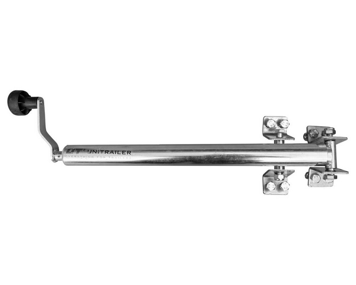 Elevador de manivela UNITRAILER con asas para volcar y descargar un remolque de automóvil de 1000 kg 500-865 mm