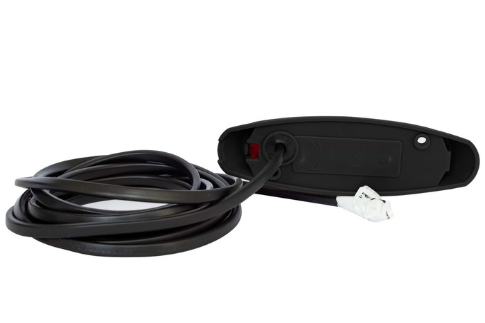 Lámpara de señalización universal ASPÖCK FLEXIPOINT II con carcasa negra