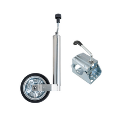 Rueda jockey con abrazadera KNOTT TK60+KLE60 250kg 60mm 530-760mm
