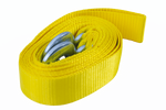 Cuerda de remolque con ganchos UNITRAILER correa de remolque 4,5m/50mm/5t amarilla