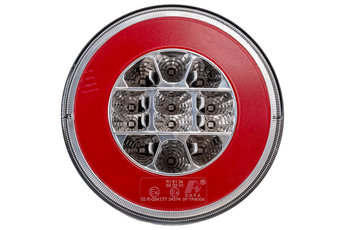 TT TECHNOLOGY TT.12008 Glo-Trac LED Luz trasera tipo hamburguesa con 3 funciones, universal