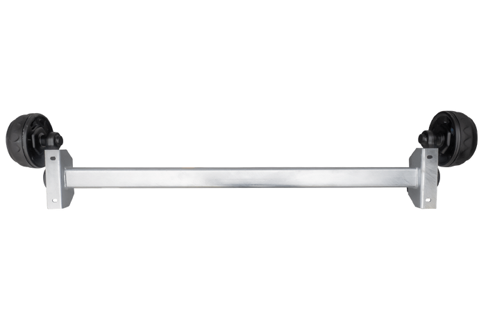 KNOTT VGB13 eje frenado para remolque / grúa 1350kg 1400mm 1800mm 5x112