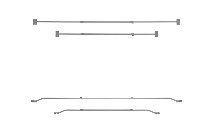 Soporte plano para lona para remolque ProPlus 340918V01 ajustable de 152 a 220 cm.