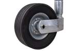 Rueda de apoyo KNOTT TK48, tubo corrugado, 300 kg, 48 mm, 700-940 mm