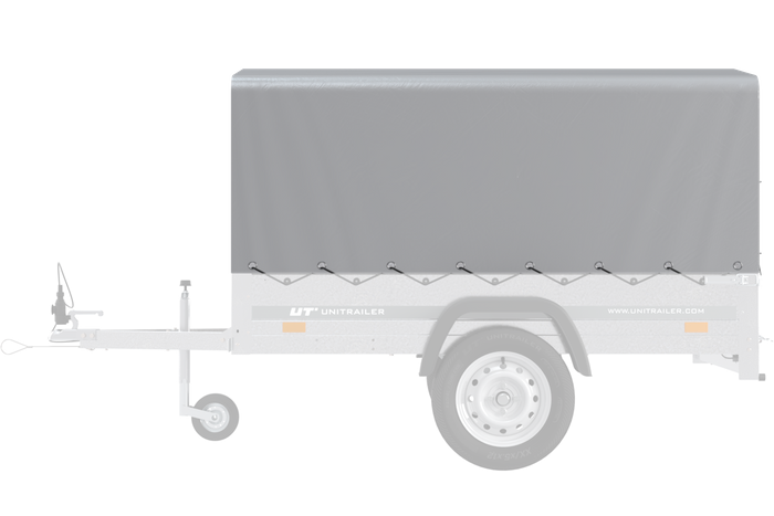 Funda bastidor h-800 lona UNITRAILER para remolque 200x106cm GARDEN 200 KIPP