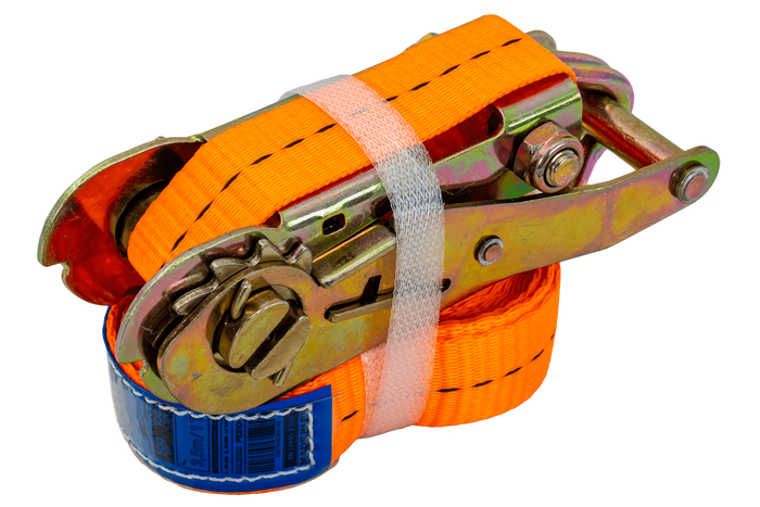 Juego de cuatro correas de transporte con tensor UNITRAILER 4m/25mm/1t