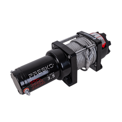 Cabrestante eléctrico para remolque PRESKO T-REX 3.5 12V 1590kg con cable de acero de 12m