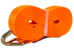 Correa de amarre UNITRAILER de 10 m/35 mm/2 t de color naranja con tensor