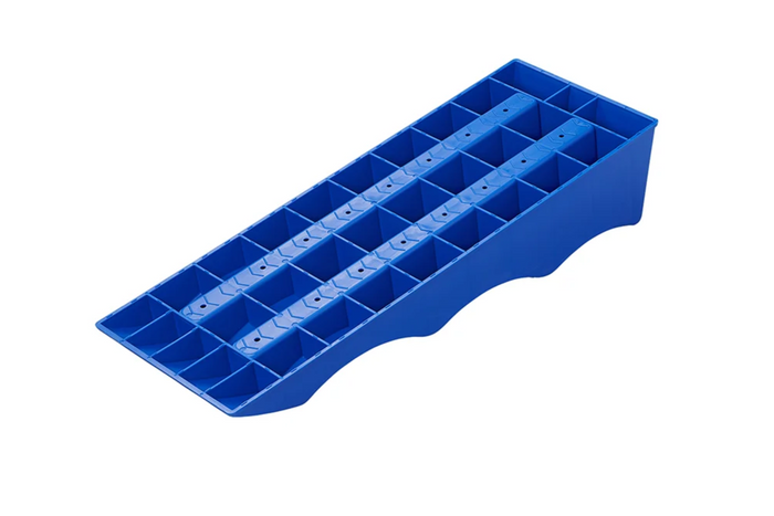 Juego de dos cuñas de nivelación para rampas ProPlus 361560 de 3 etapas y 5 toneladas.