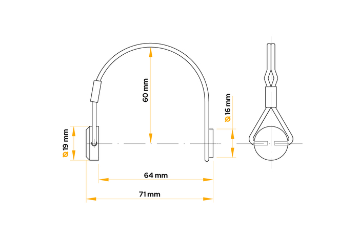Perno de bisagra lateral de remolque WINTERHOFF BSCHG 10-17-B
